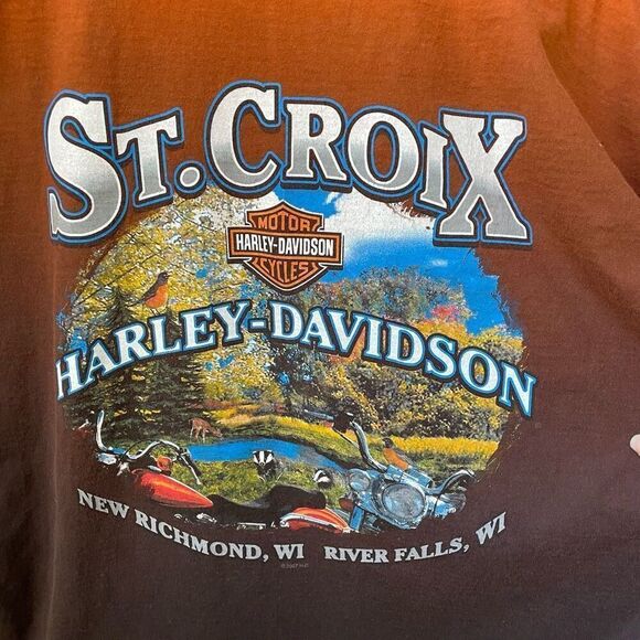 2007 Harley Davidson Smokey Skull Ombre Tshirt XL - Picture 5 of 7